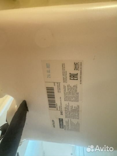 Стул для кормления IKEA с подножкой