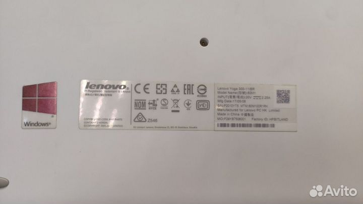 Ноутбук-трансформер Lenovo Yoga 300-11IBR Celeron