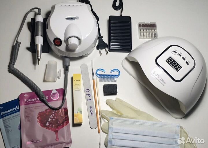 Аппарат для маникюра и лампа