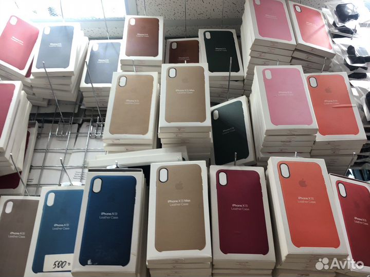 Кожаный чехол на iPhone 6/6s/7+/8+/X/Xs/Xs Max/Xr