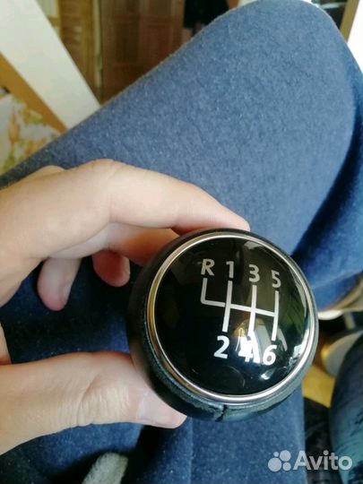 Ручка механической кпп фольксваген кожа