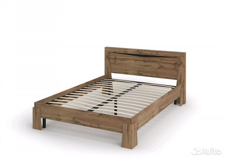 Спальня Паола Кровать 1.4 с ортопедом кр 702 (Дуб