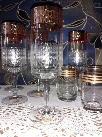 Фужеры Богемия Чехословакия