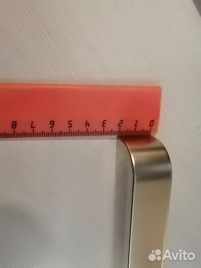 Мебельная ручка матовый хром 20х2.5х2 см