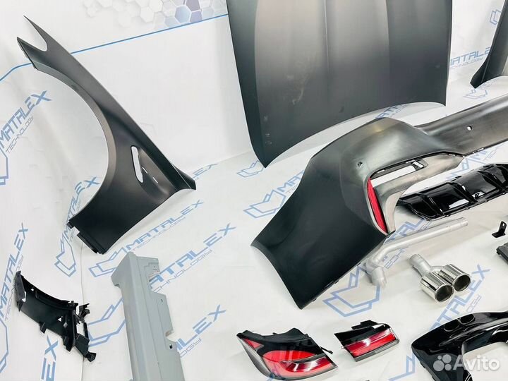 Обвес с оптикой BMW F10 в стиле M5 F90 рестайлинг