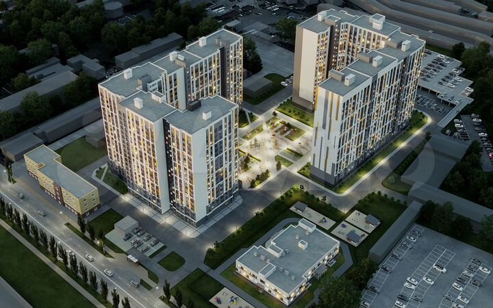 1-к. квартира, 40,8 м², 7/18 эт.