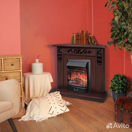 Электрокамин Dominica с очагом Majestic Lux. Ураль