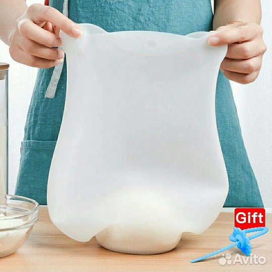 Силиконовый мешок для замешивания теста