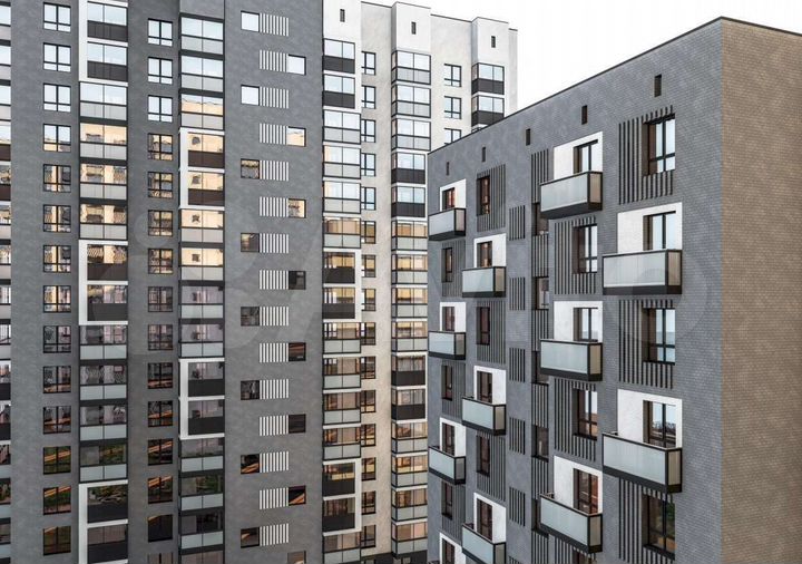 2-к. квартира, 33,1 м², 1/16 эт.