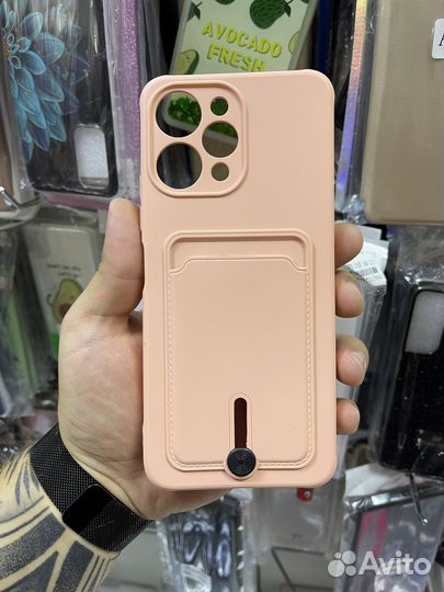 Чехлы с отделом под карту, Xiaomi redmi 12