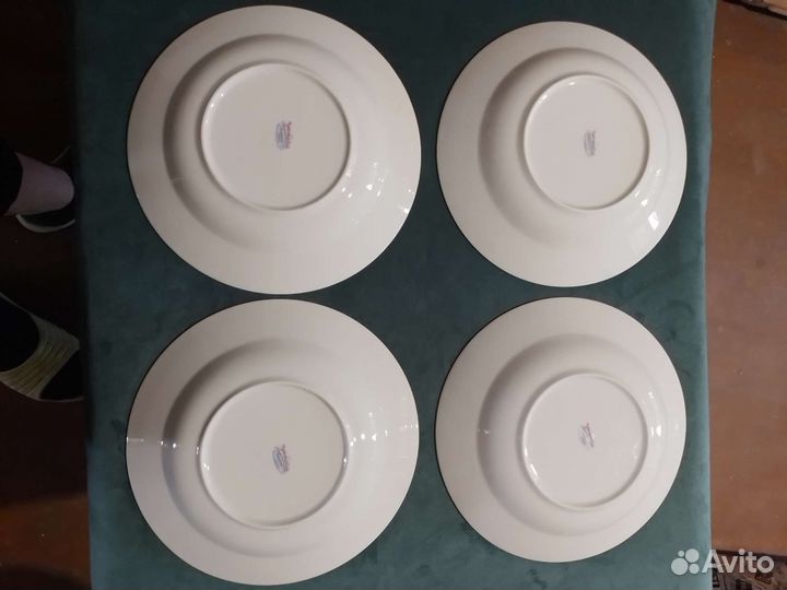 Тарелки yamatsu 4шт большые глубокие диаметр 23см