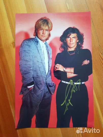 Автограф Modern Talking / Thomas Anders 30см /45см