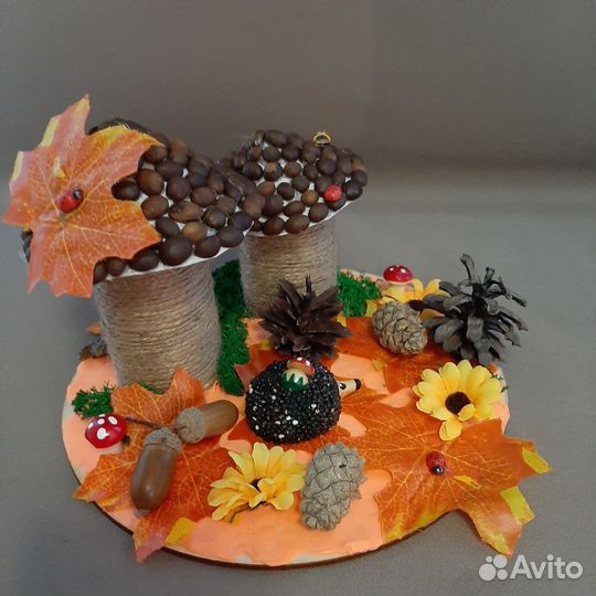 Осенняя поделка, грибы