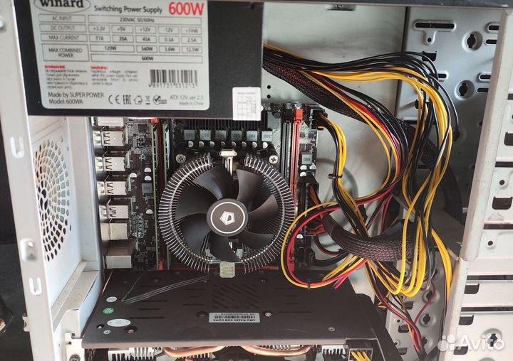 Системник intel 12 ядер + rx580 8gb+ оператив.16gb