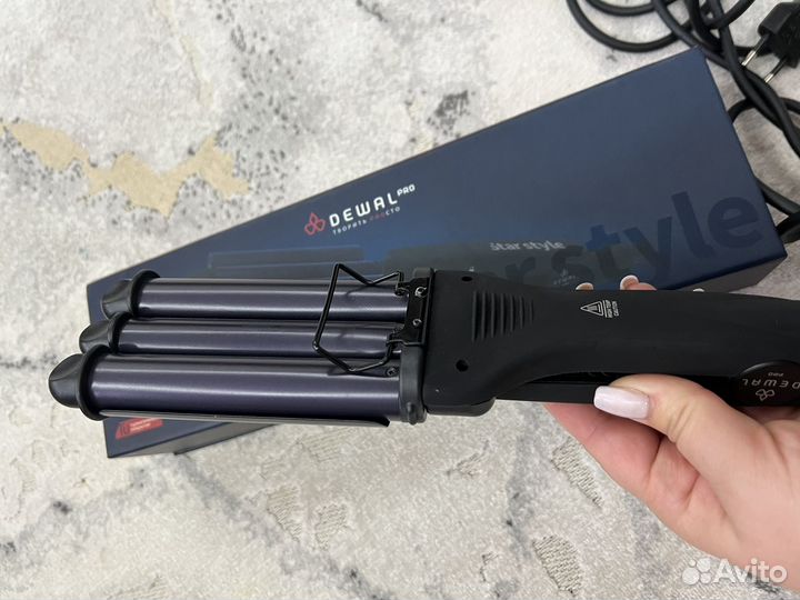 Тройная Плойка для волос Dewal