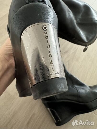 Сапоги женские натуральная кожа 38