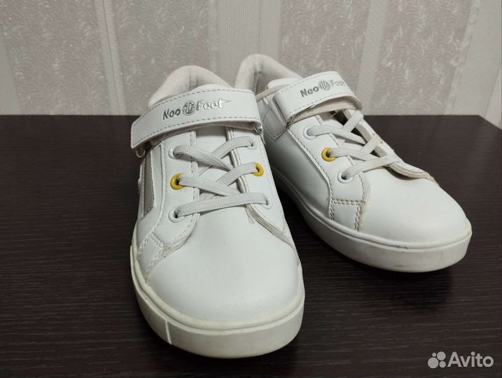 Кеды, кроссовки белые детские