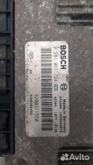 Блок управления двигателем Renault Espace 4 2002, 2004