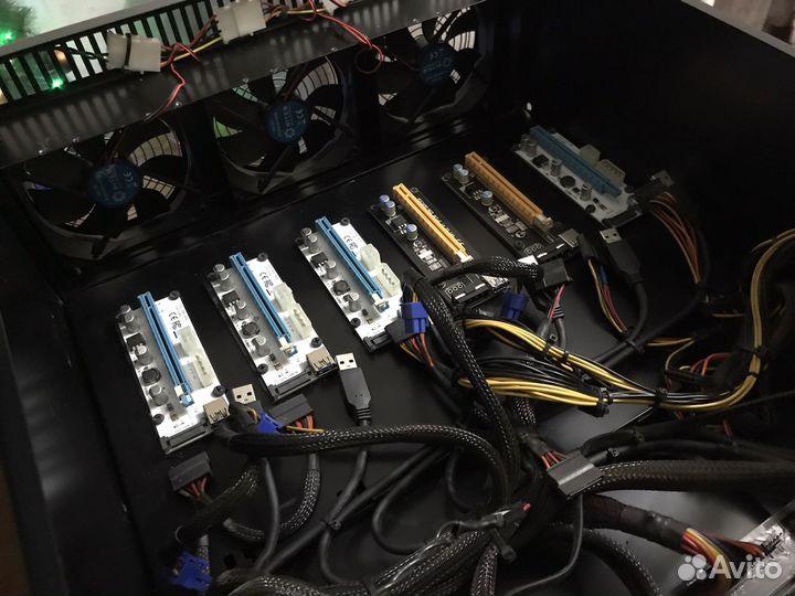 Риг в сборе RX570 8Gb supphire nitro+