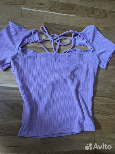 Фиолетовая блузка