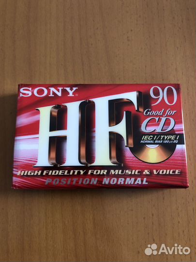 Аудиокассеты sony hf 90