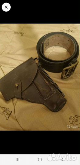 Кобура для пистолета и портупея