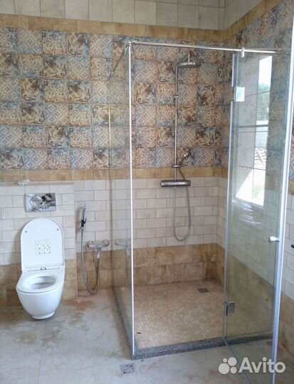 Душевая кабина из стекла