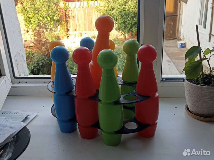 Кегли 9 шт. Детские