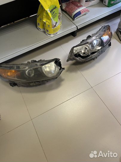 Фары на honda accord 8