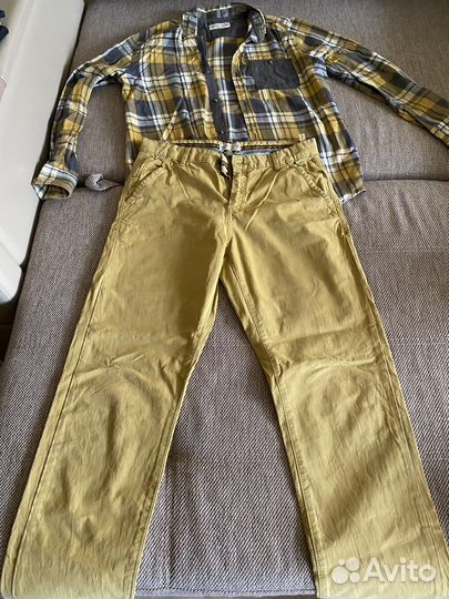 Джинсы и рубашка