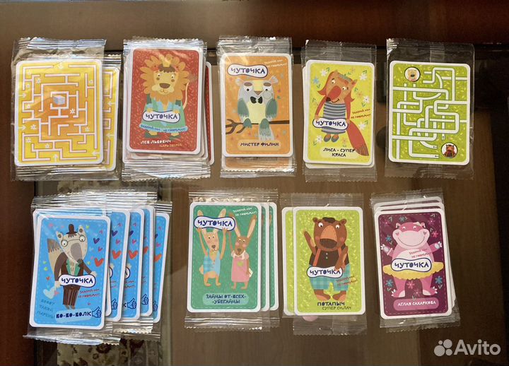 Развивающие карточки для детей (Карточки Чуточка)