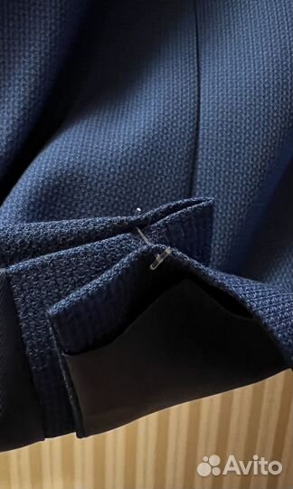 Мужской классический костюм синий