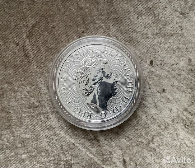 Серебрянная монета серии 