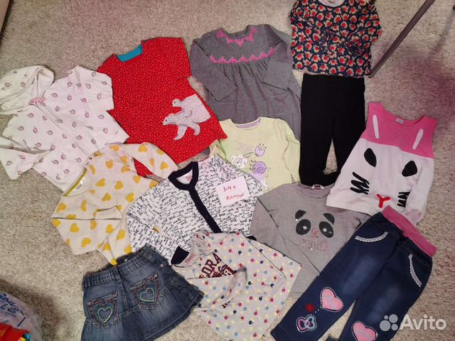 Одежда пакетами 3-7 лет