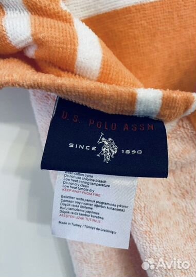 Большое пляжное полотенце U.S. Polo