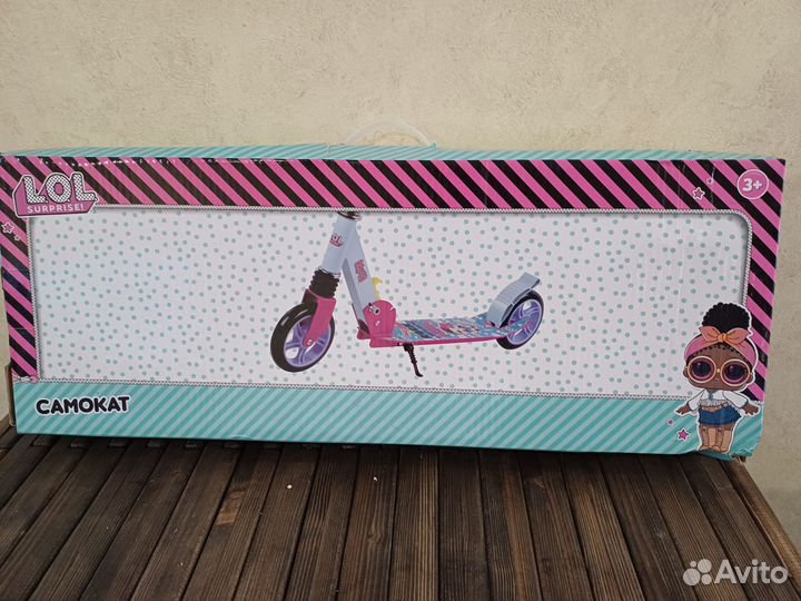 Самокат новый для девочки LOL