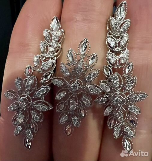 Комплект золото 750 бриллианты