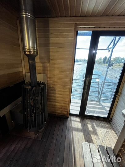 Баня на острове отдыха