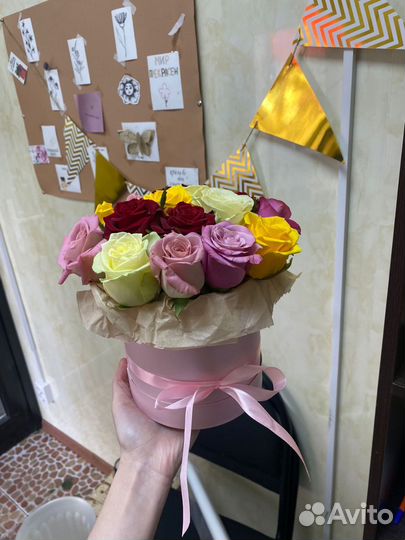 Коробочки из 15 роз