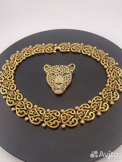 Колье рт Trifari брошь Butler Wilson винтаж