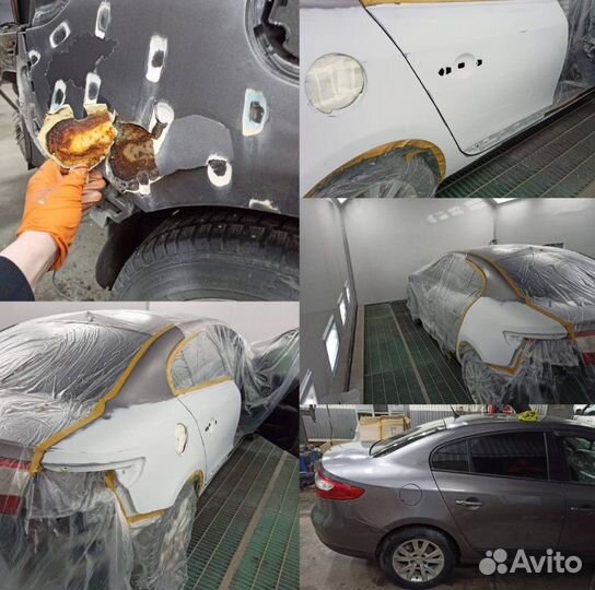 Полная покраска кузова SsangYong (с разбором, без)