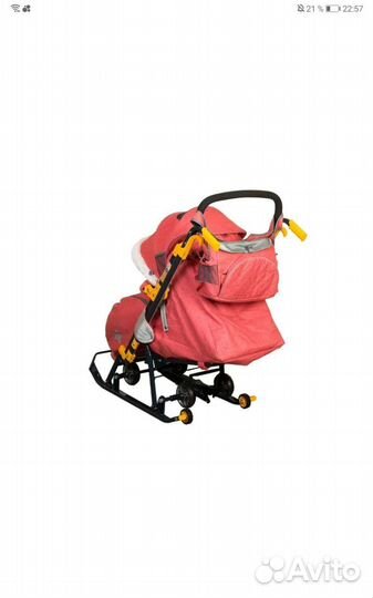 Детские санки коляска ника