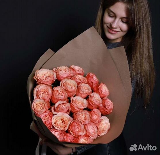 Букет из 25 роз, доставка