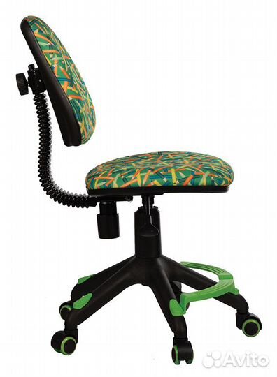 Компьютерное детское кресло KD-4-F зелен карандаши