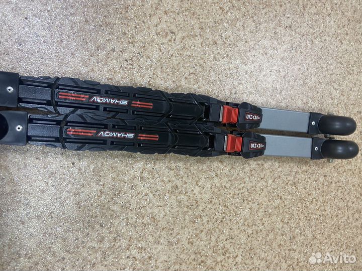 Лыжи лыжероллеры shamov как новые