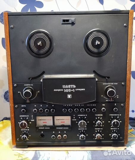 Катушечный магнитофон илеть103-1 стерео
