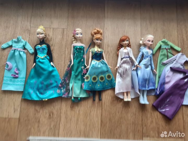 Куклы Анна и Эльза Холодное сердце