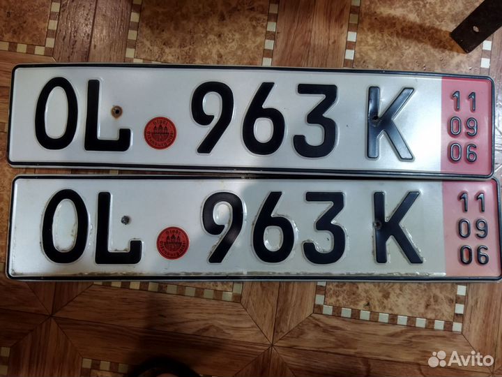 Автомобильные номера для коллекции