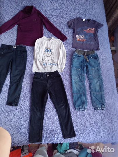 Огромный пакет вещей на мальчика