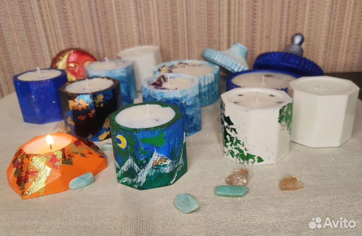 Свечи восковые ручной работы